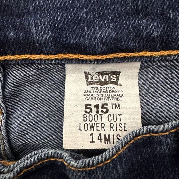 Levi Jeans 515 Boot Cut size 14 Missy Short - Picture 6 of 9